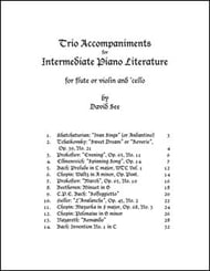 Trio Accompaniments for Intermediate Piano Literature P.O.D. cover Thumbnail